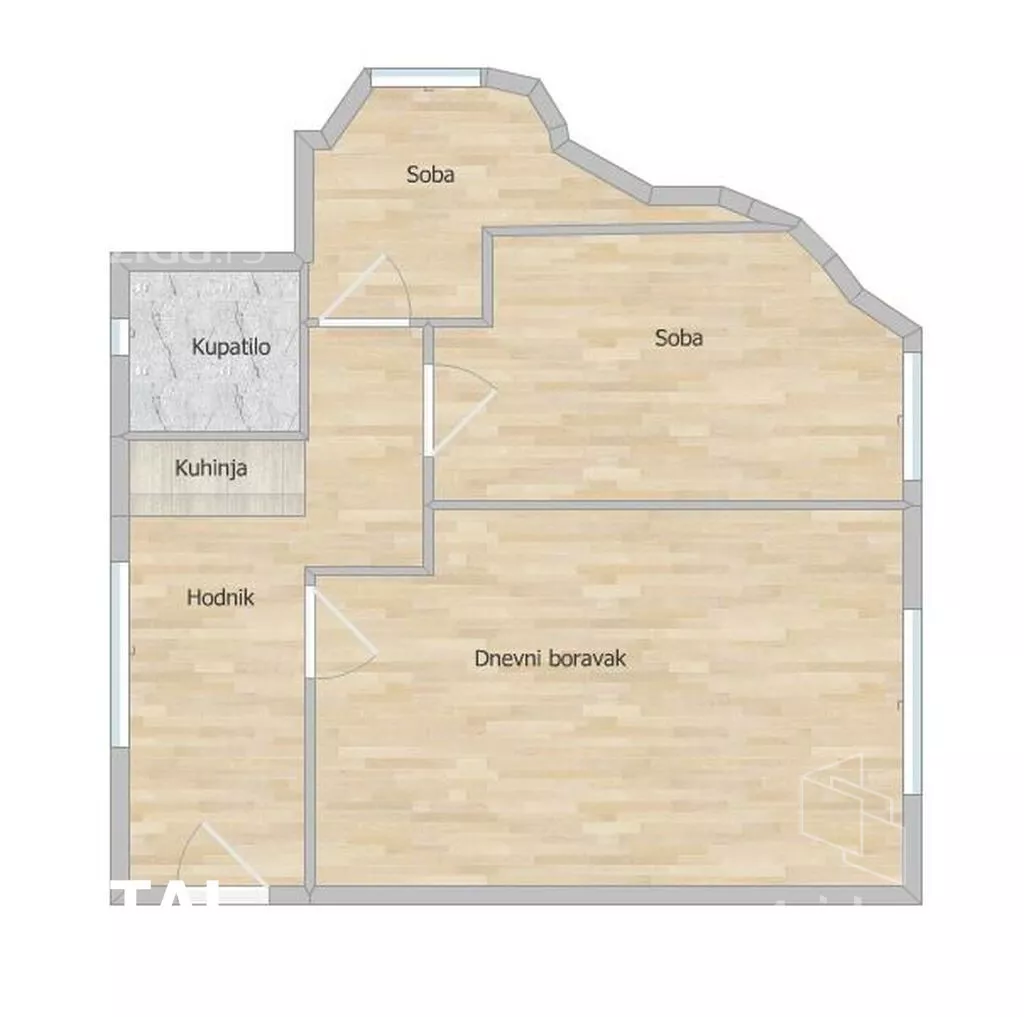 Trosoban stan | 4zida