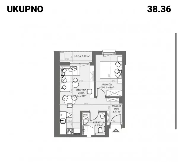 Dvosoban stan | 4zida