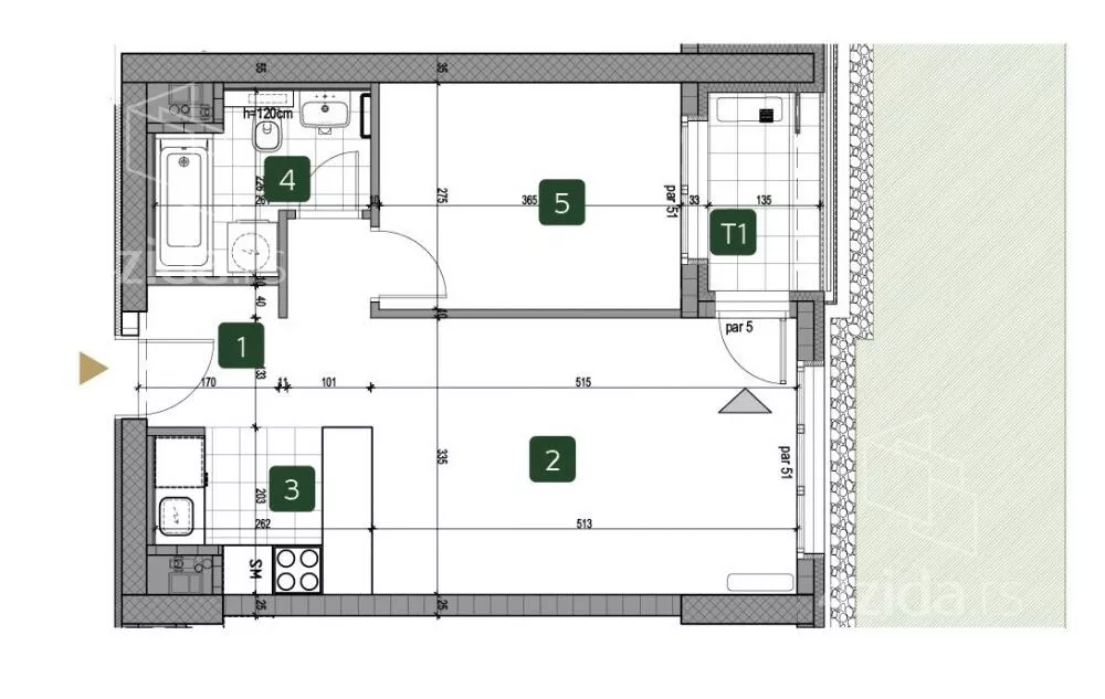 Dvosoban stan | 4zida