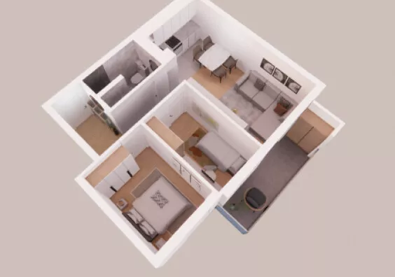 Dvoiposoban stan | 4zida