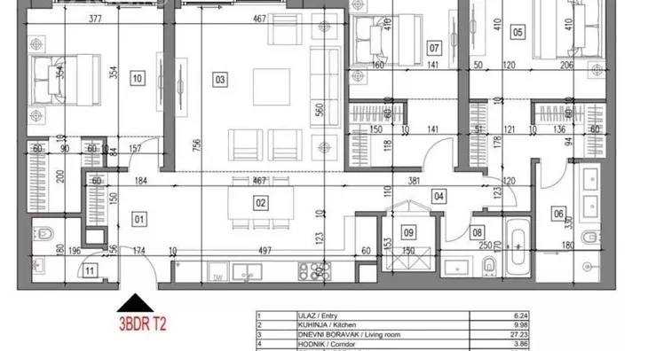 Trosoban stan | 4zida