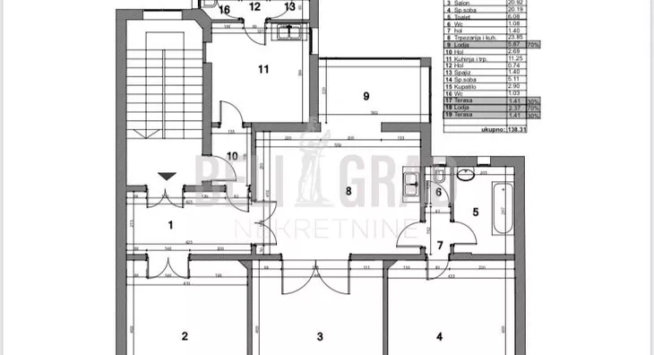 Šestosoban stan | 4zida