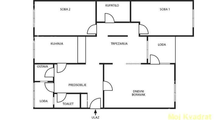 Trosoban stan | 4zida