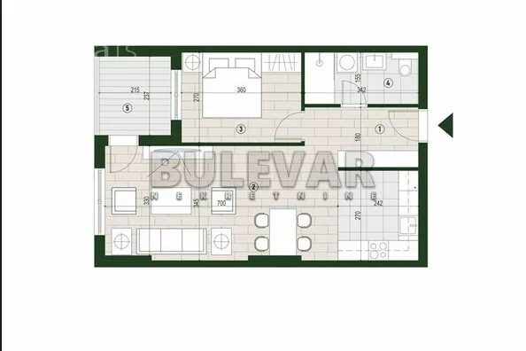 Dvosoban stan | 4zida