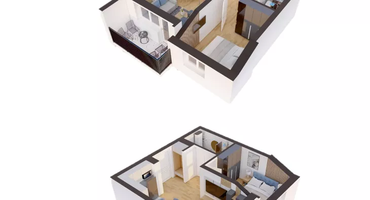 Jednoiposoban stan | 4zida