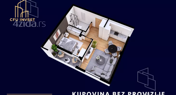 Dvosoban stan | 4zida