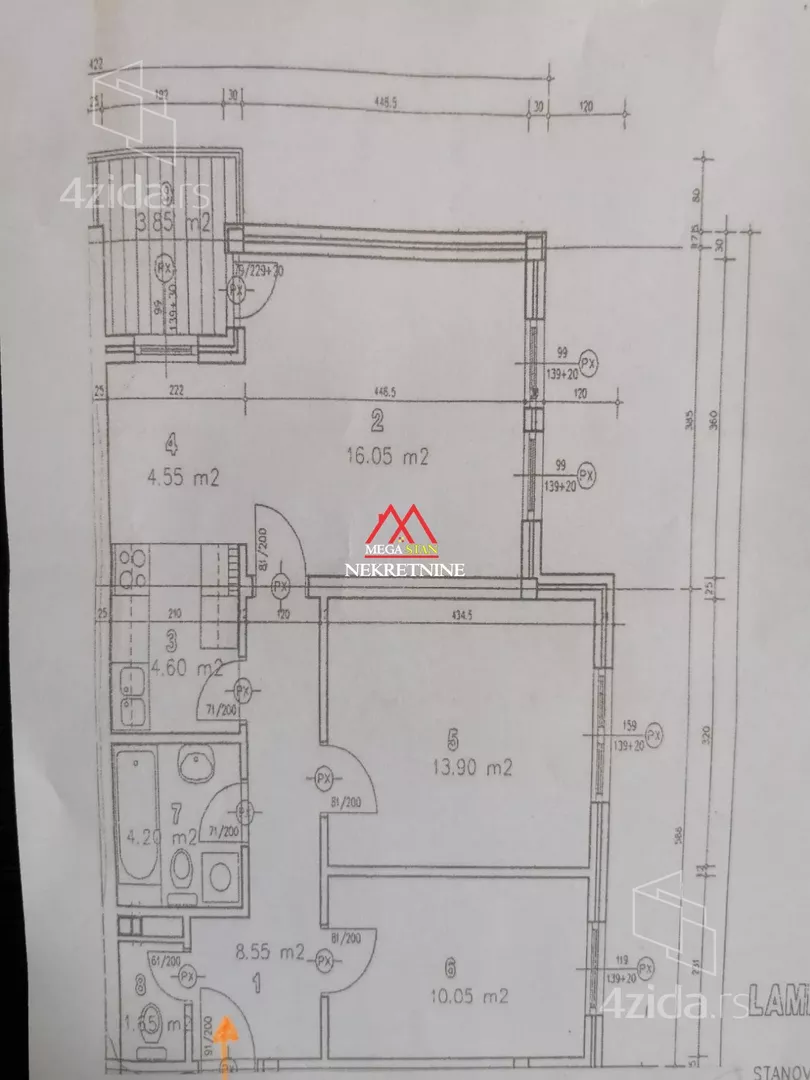 Trosoban stan | 4zida