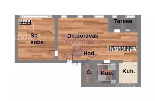 Dvosoban stan | 4zida