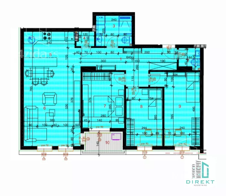 Troiposoban stan | 4zida