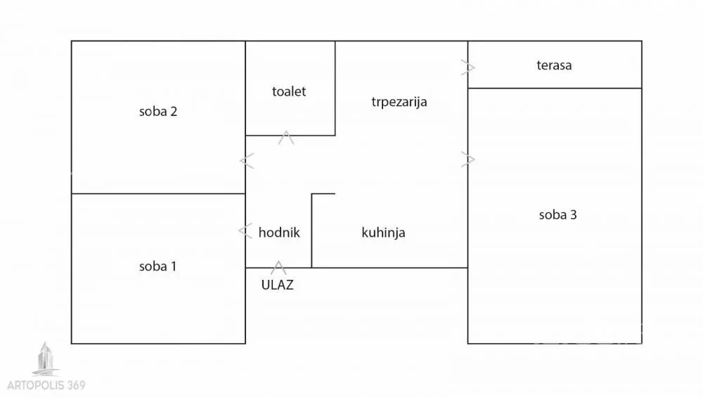 Trosoban stan | 4zida