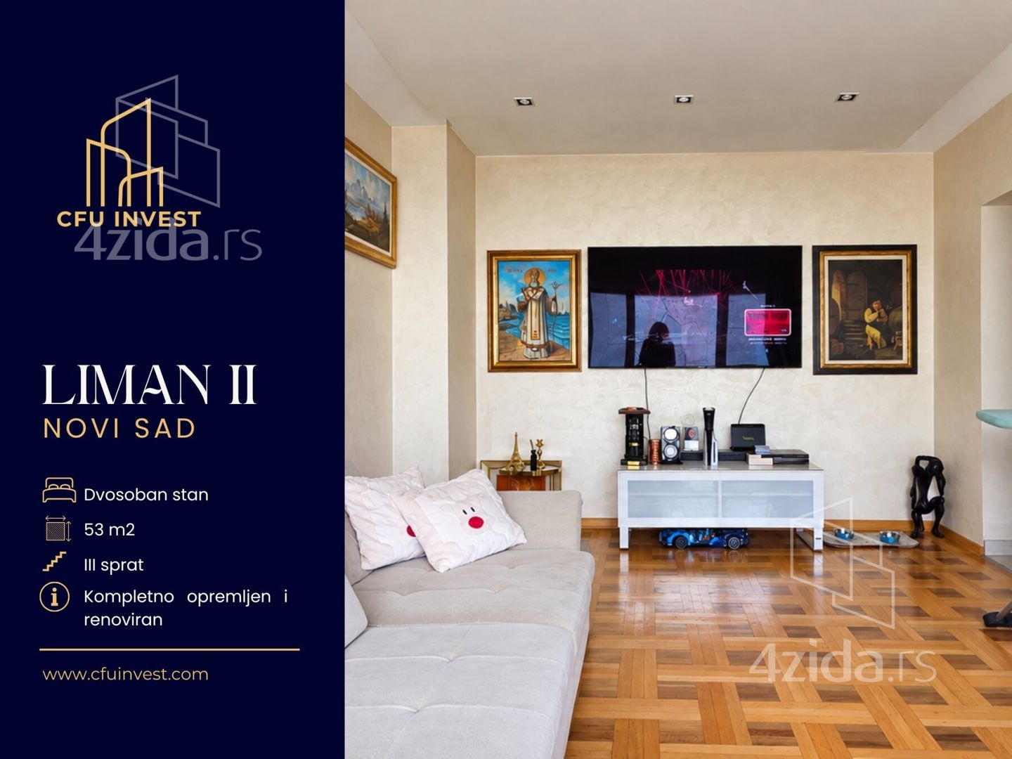 двухкомнатная квартира на продажу, Лиман 2, 192.600€, 53m² — фото