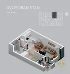 Dvosoban stan | 4zida