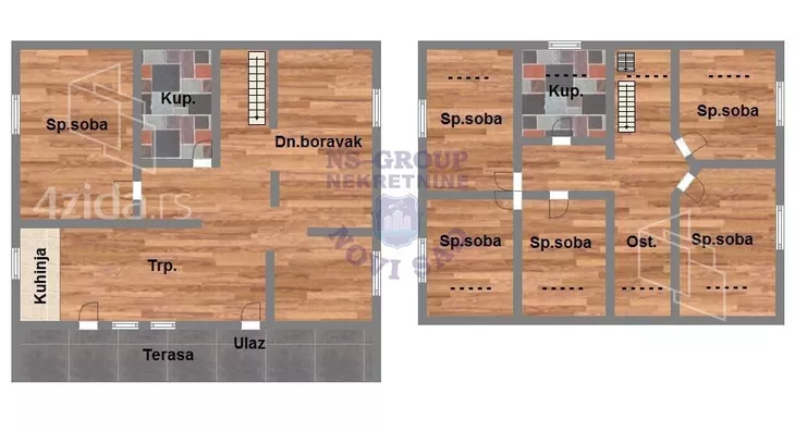 2-etažna kuća | 4zida