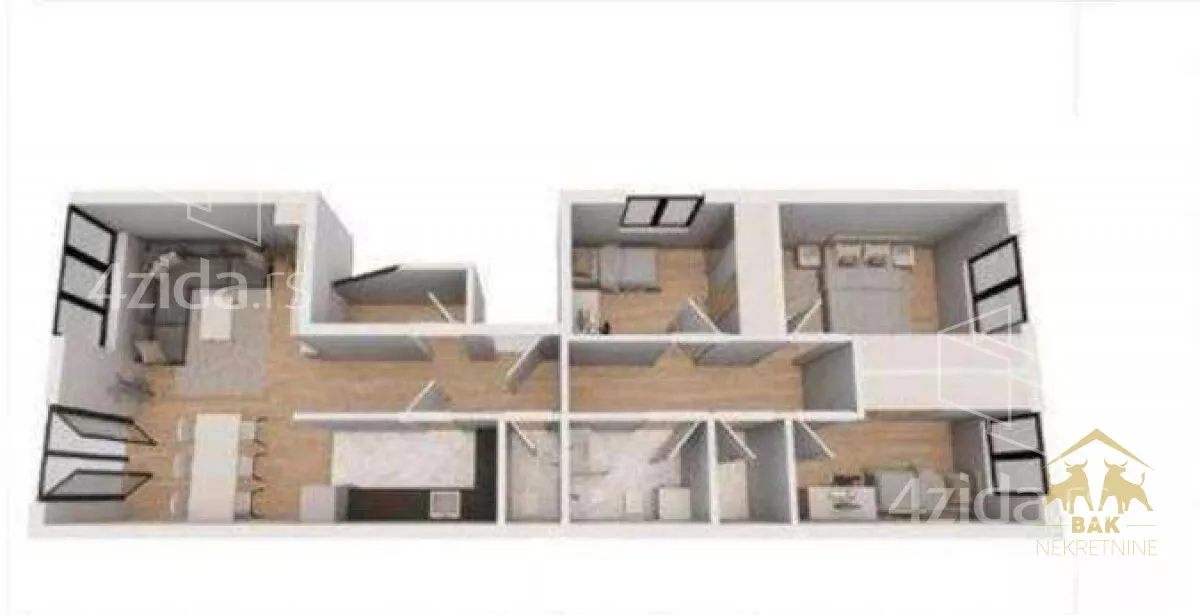 Četvorosoban stan | 4zida