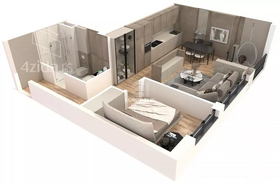 Dvosoban stan | 4zida