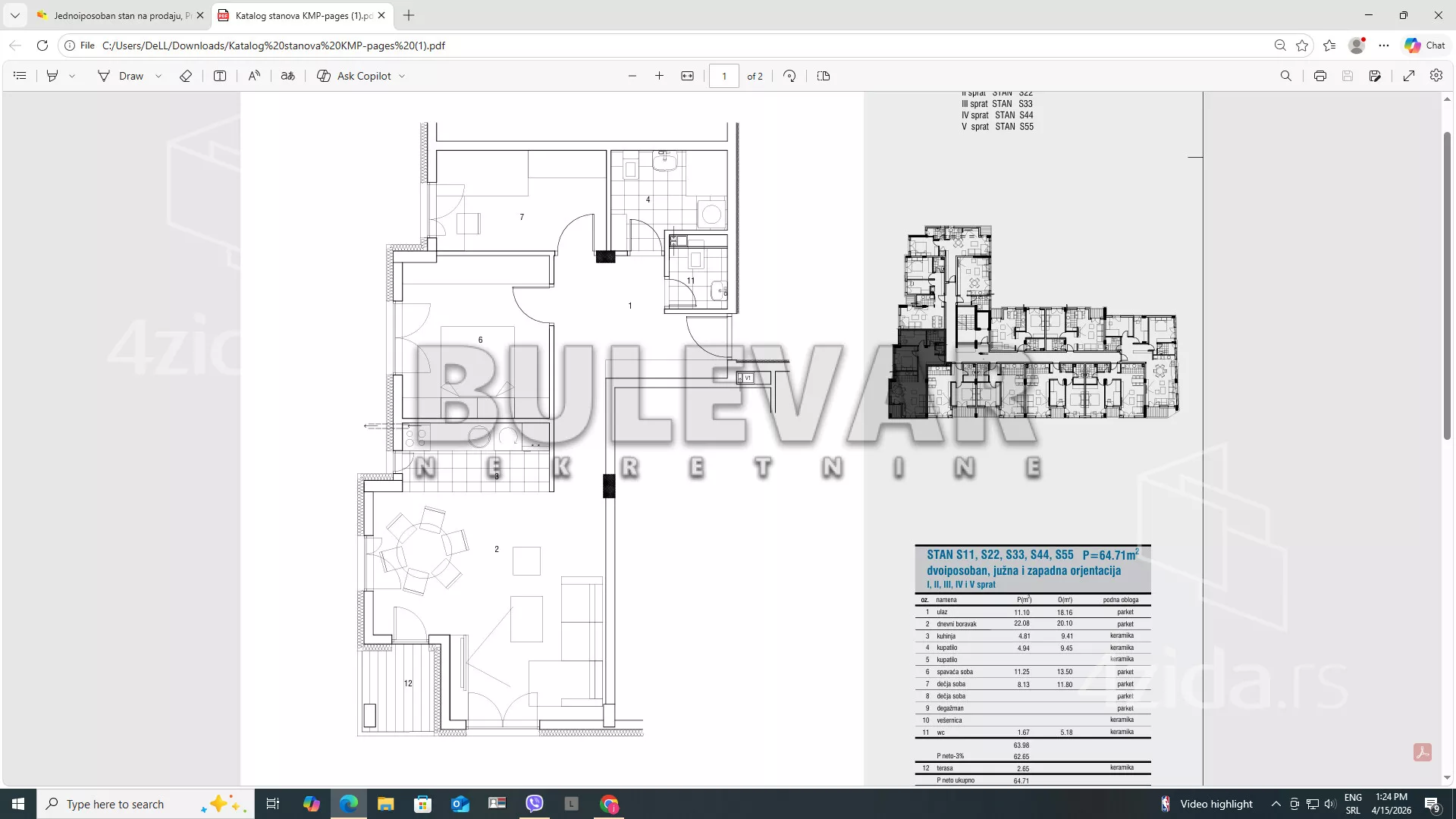Dvoiposoban stan | 4zida
