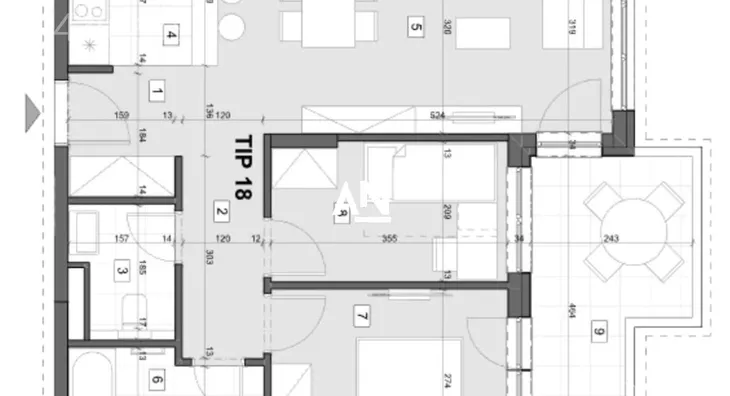Trosoban stan | 4zida
