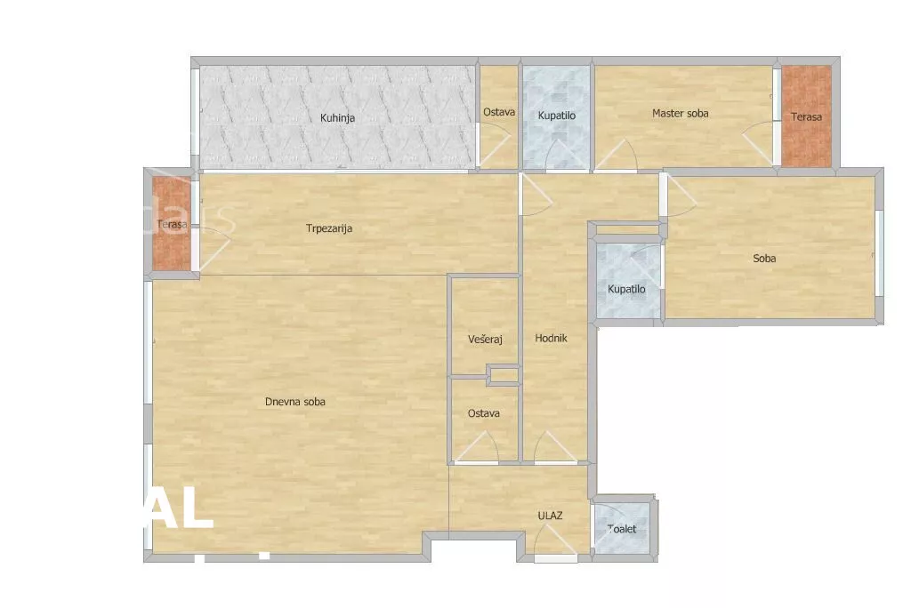 Šestosoban stan | 4zida