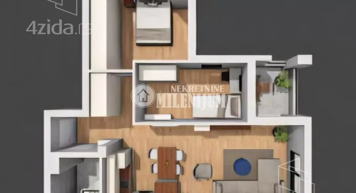 Trosoban stan | 4zida