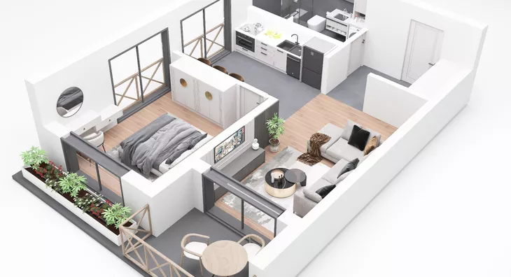 Jednoiposoban stan | 4zida