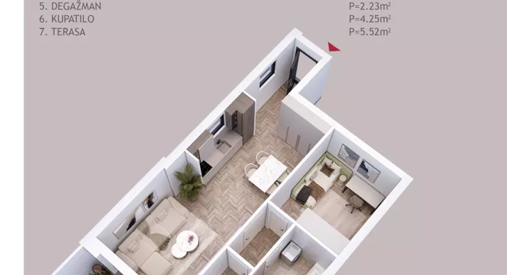 Dvoiposoban stan | 4zida