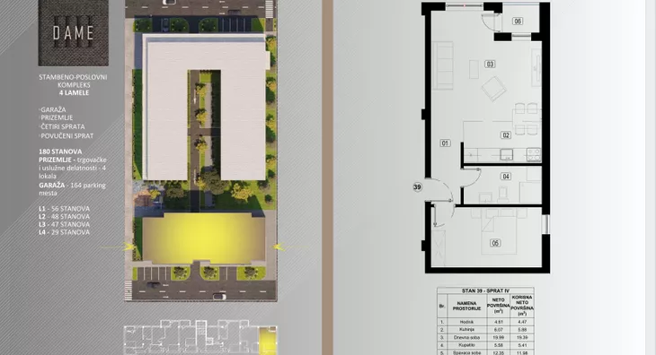 Dvosoban stan | 4zida