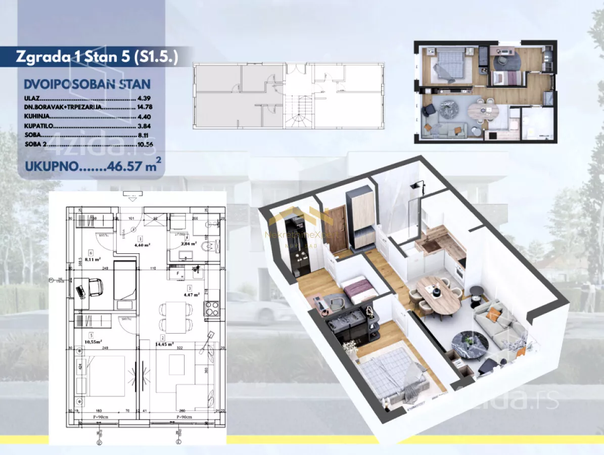 Dvoiposoban stan | 4zida