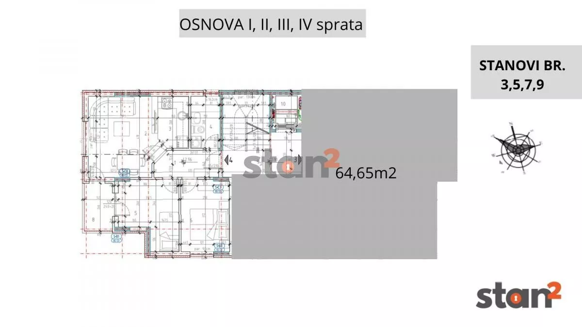 Troiposoban stan | 4zida