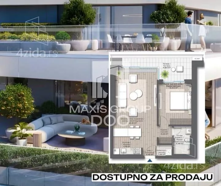 Dvosoban stan | 4zida