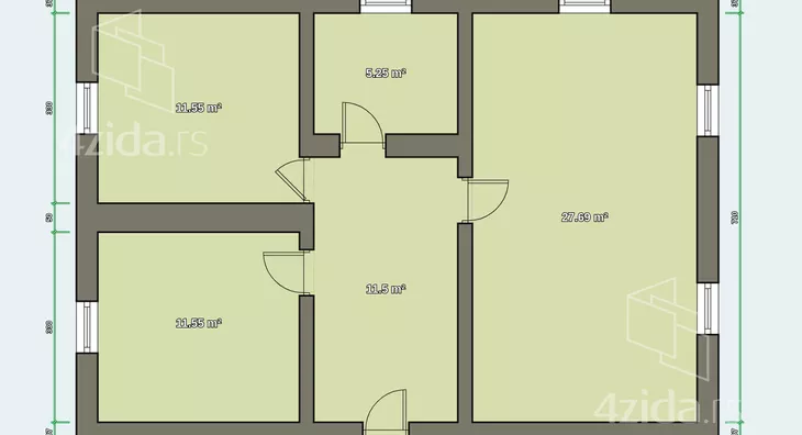 2-etažna kuća | 4zida