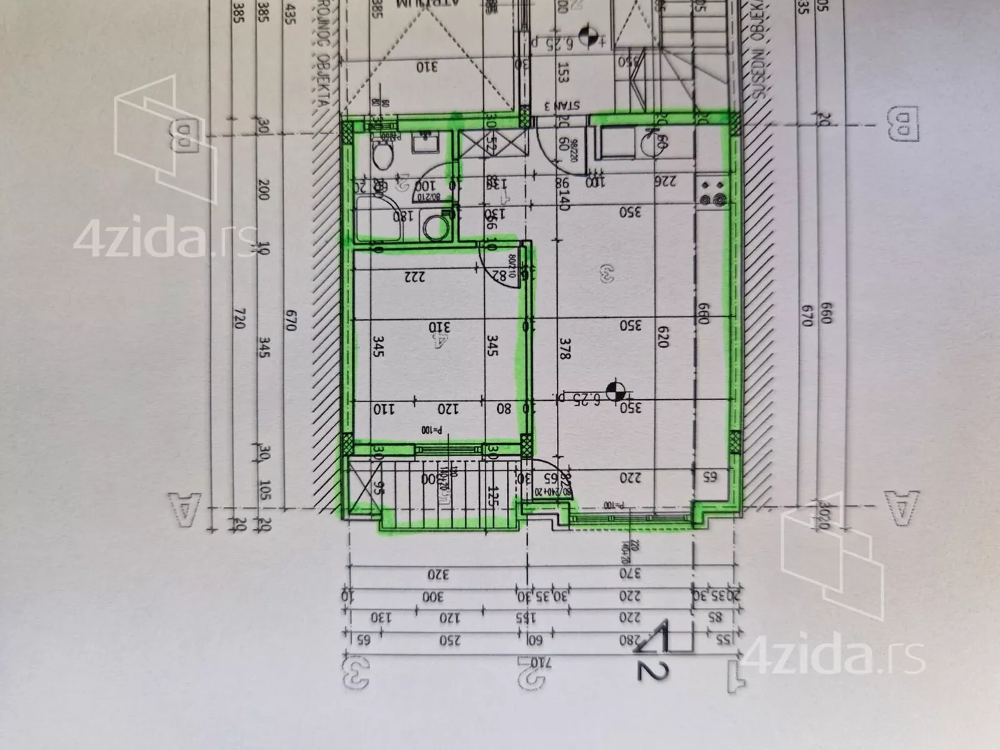 Jednoiposoban stan | 4zida