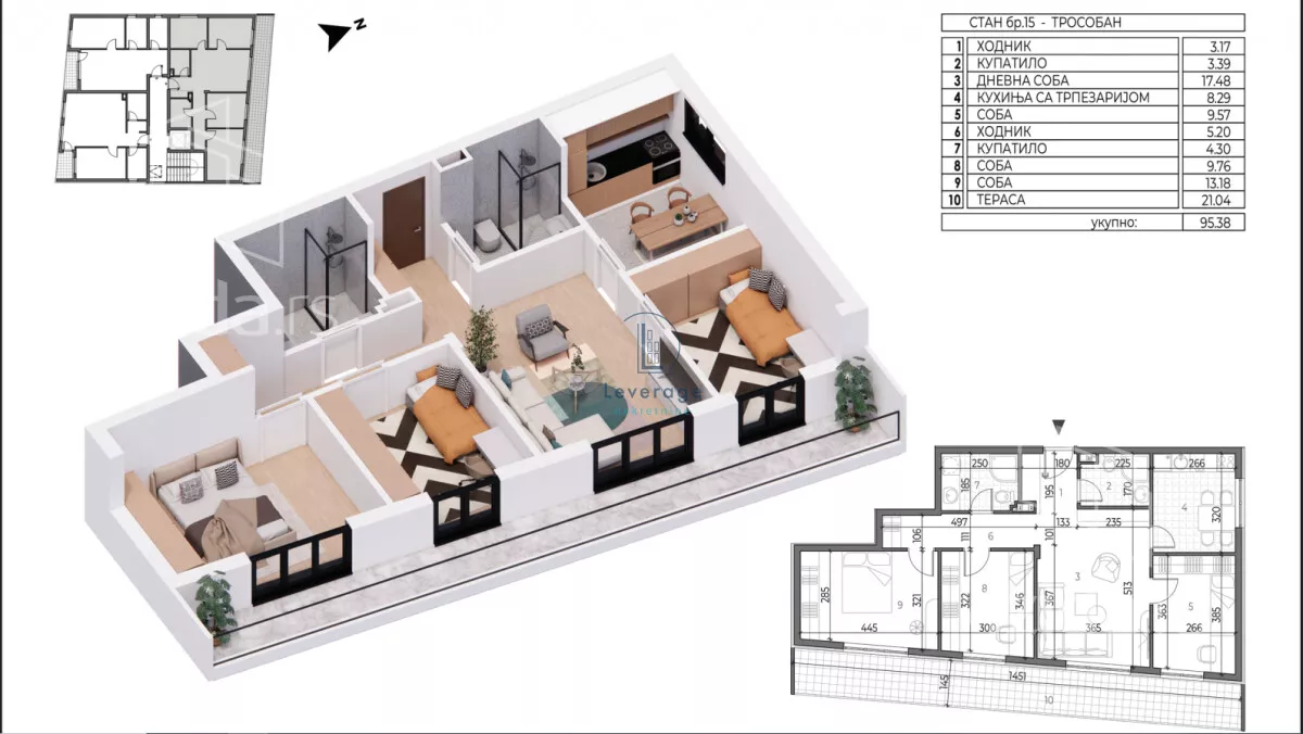 Troiposoban stan | 4zida
