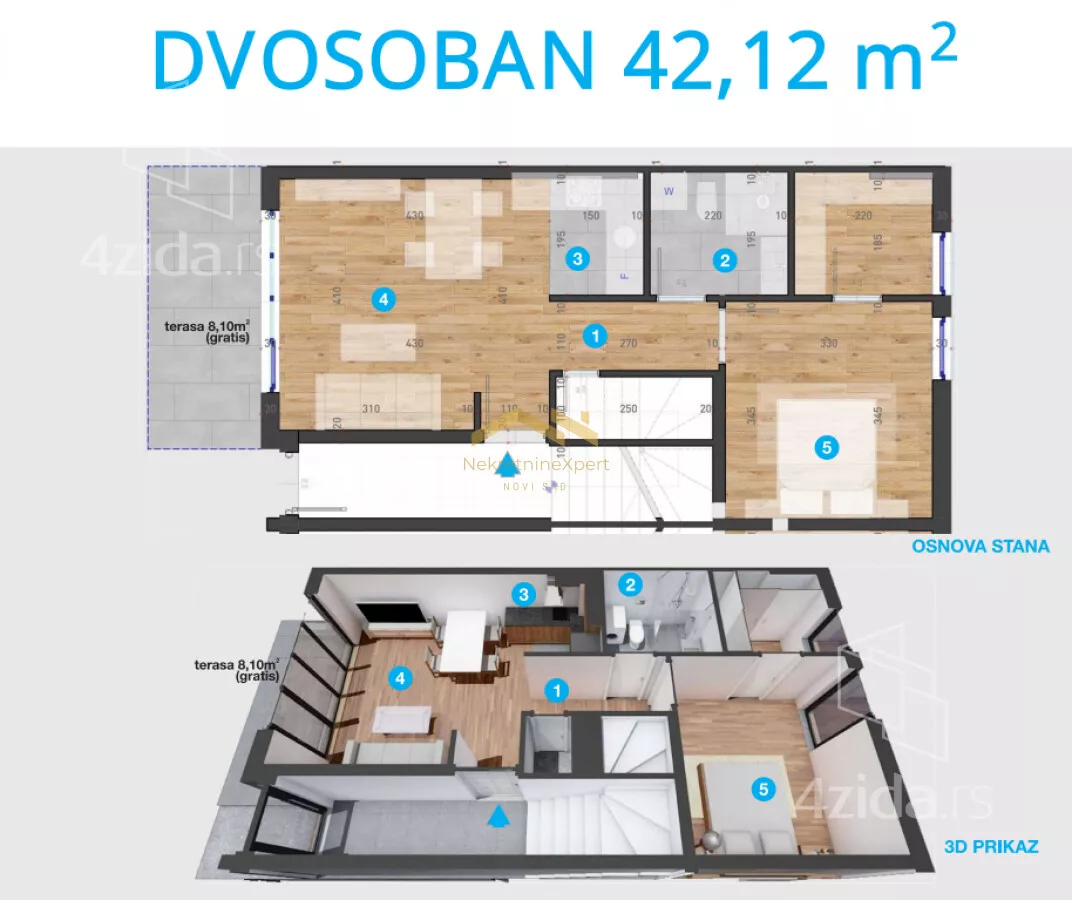 Dvosoban stan | 4zida