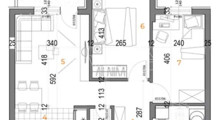 Trosoban stan | 4zida