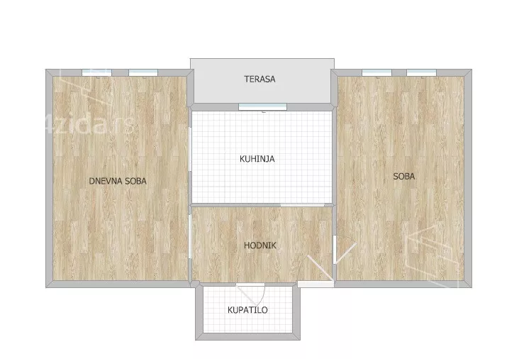 Dvosoban stan | 4zida