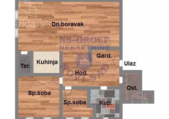 Trosoban stan | 4zida