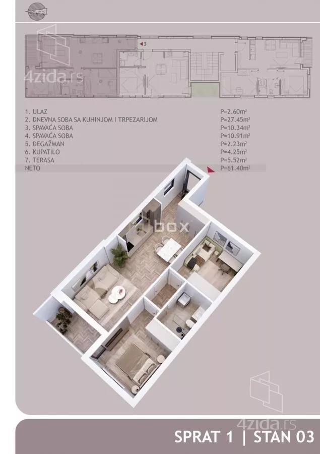 Dvoiposoban stan | 4zida