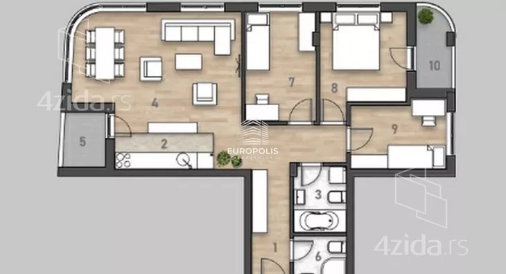 Četvorosoban stan | 4zida