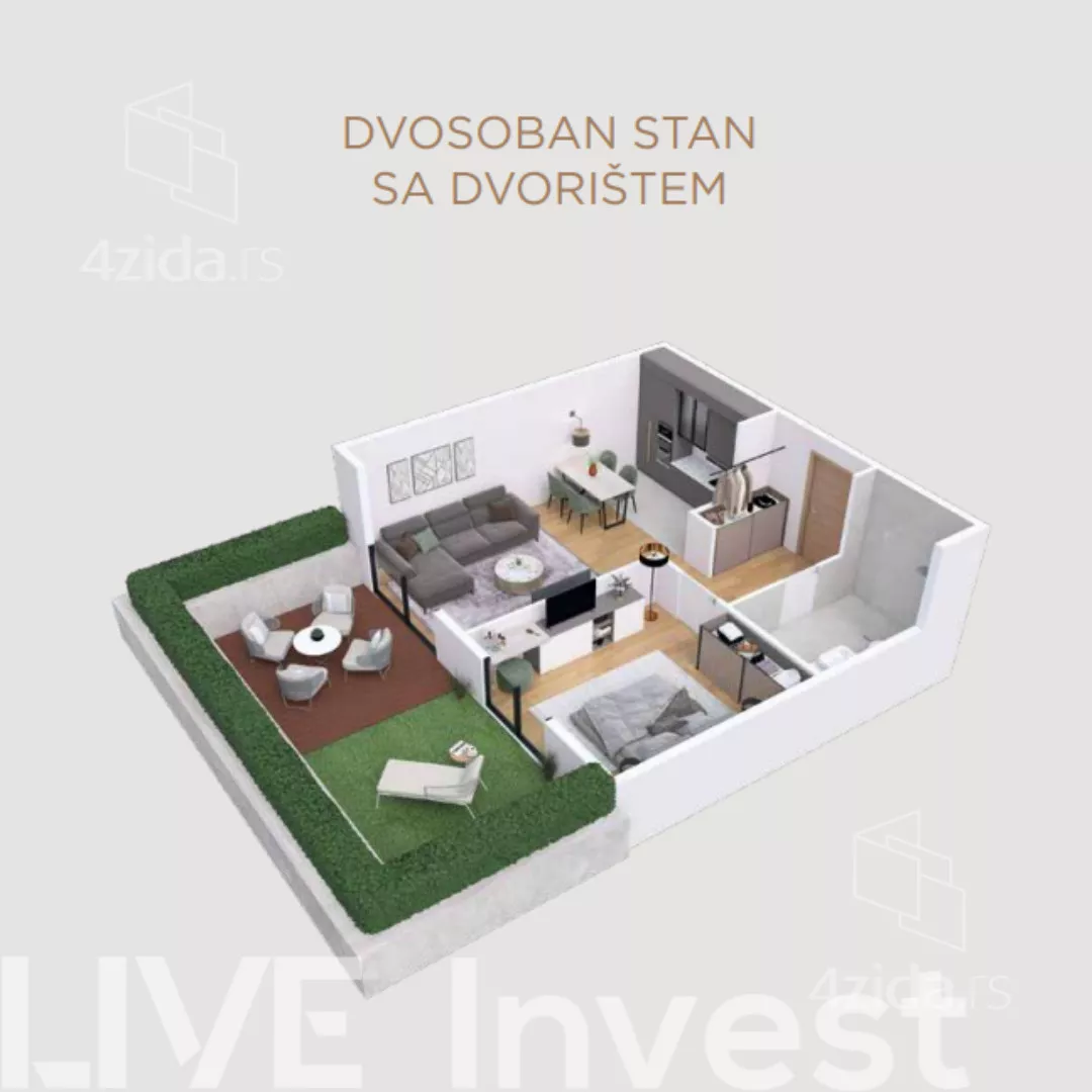 Dvosoban stan | 4zida