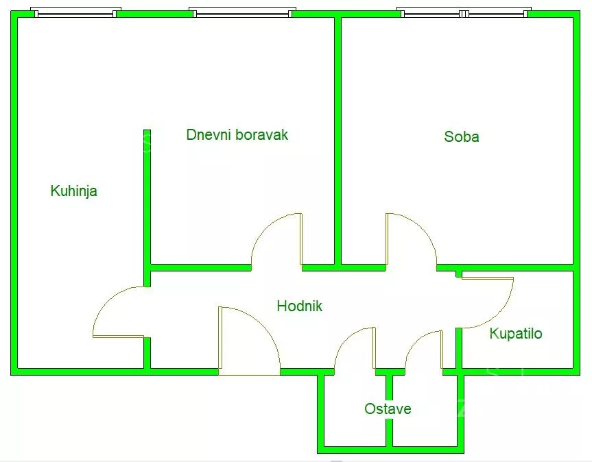 Jednoiposoban stan | 4zida