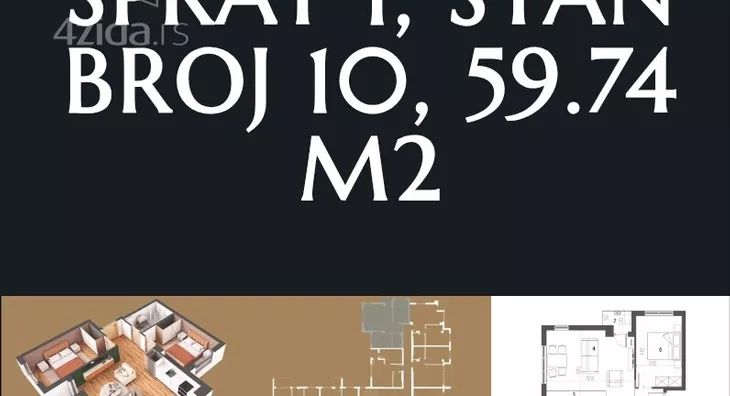 Dvosoban stan | 4zida