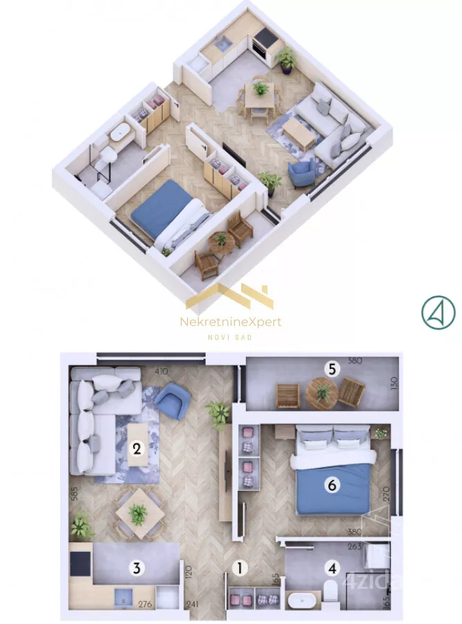 Dvosoban stan | 4zida