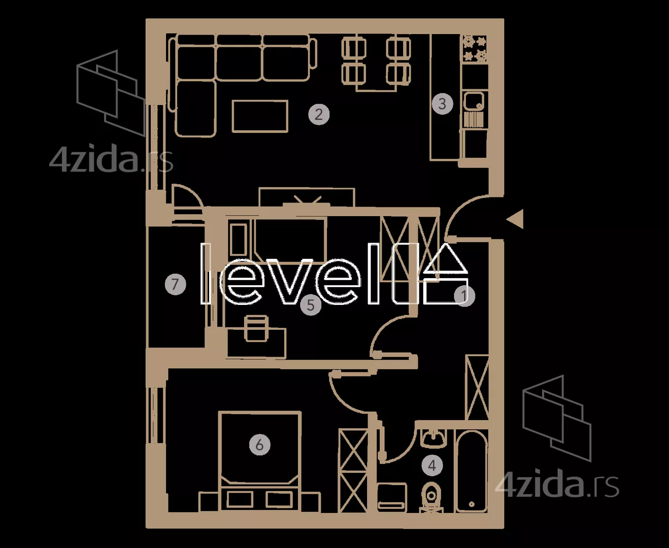Garsonjera | 4zida