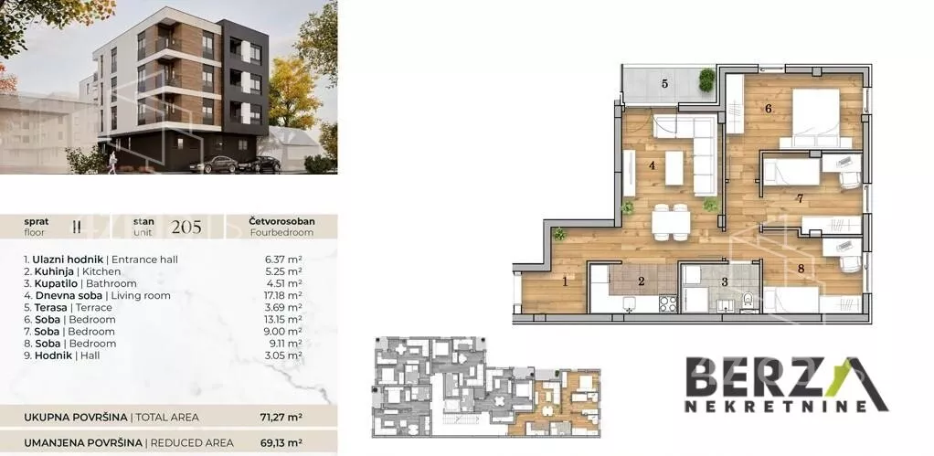 Četvorosoban stan | 4zida