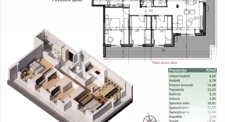 Troiposoban stan | 4zida