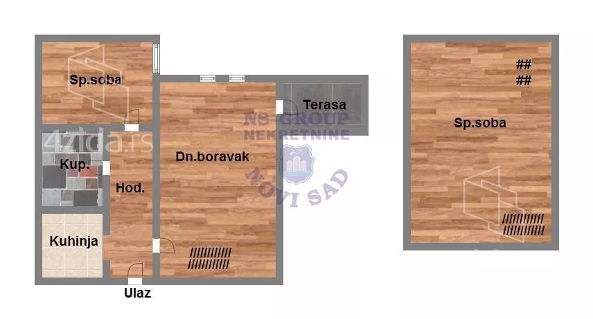 Dvoiposoban stan | 4zida