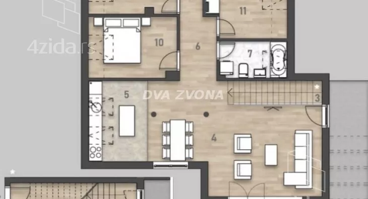 Četvorosoban stan | 4zida