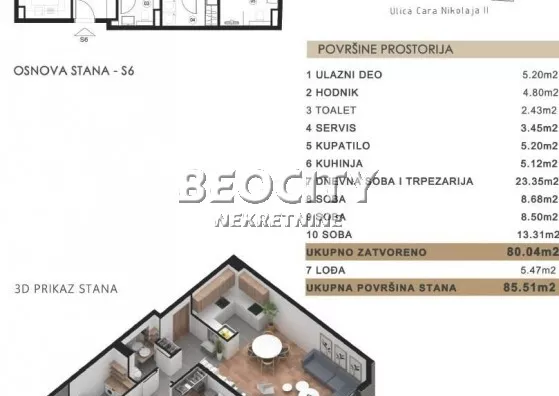 Troiposoban stan | 4zida