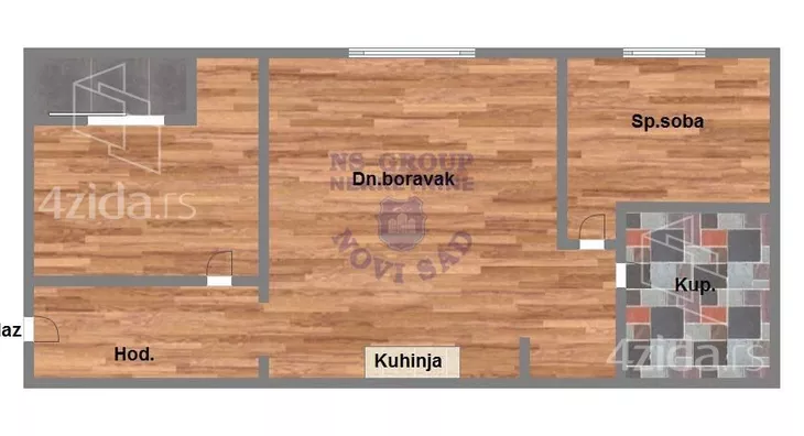 Dvoiposoban stan | 4zida