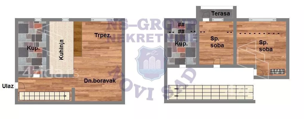 Trosoban stan | 4zida